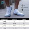 imageHylaea Athletic Running Socks Cushion Padded Moisture Wicking Low Cut3 Pairs Black Grey White