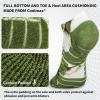 imageHylaea Athletic Running Socks Cushion Padded Moisture Wicking Low Cut3 Pairs Blue Green White