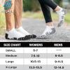 imageHylaea Athletic Running Socks Cushion Padded Moisture Wicking Low CutBlack Grey White 3 Pairs Style 2