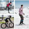 imageHylaea Merino Wool Ski Socks Cold Weather Socks for Snowboarding Snow Winter Thermal Kneehigh Warm Socks Hunting3blue Grey 2 Pairs