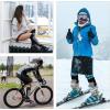 imageHylaea Merino Wool Ski Socks Cold Weather Socks for Snowboarding Snow Winter Thermal Kneehigh Warm Socks Hunting4black Grey 2 Pairs