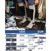 imageHylaea Merino Wool Ski Socks Cold Weather Socks for Snowboarding Snow Winter Thermal Kneehigh Warm Socks HuntingBlack Dark Grey Grey 3 Pairs