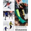 imageHylaea Merino Wool Ski Socks Cold Weather Socks for Snowboarding Snow Winter Thermal Kneehigh Warm Socks HuntingFluorescent Color 3 Pairs