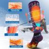 imageHylaea Merino Wool Ski Socks Cold Weather Socks for Snowboarding Snow Winter Thermal Kneehigh Warm Socks HuntingMulti Colors 3 Pairs