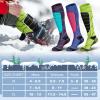 imageHylaea Merino Wool Ski Socks Cold Weather Socks for Snowboarding Snow Winter Thermal Kneehigh Warm Socks HuntingMulti Colors 3 Pairs