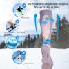 imageHylaea Merino Wool Ski Socks Cold Weather Socks for Snowboarding Snow Winter Thermal Kneehigh Warm Socks HuntingPink Rose 2 Pairs