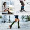 imageHylaea Merino Wool Ski Socks Cold Weather Socks for Snowboarding Snow Winter Thermal Kneehigh Warm Socks HuntingRed Blue Green 3 Pairs