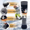 imageHylaea Merino Wool Ski Socks Kids Kneehigh Warm Thermal Snowboard Skating Socks for Boys Girls ToddlerBlack Grey 2 Pairs