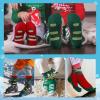 imageHylaea Merino Wool Ski Socks Kids Kneehigh Warm Thermal Snowboard Skating Socks for Boys Girls ToddlerGreen Purple Pink Red 2 Pairs