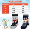 imageHylaea Merino Wool Ski Socks Kids Kneehigh Warm Thermal Snowboard Skating Socks for Boys Girls ToddlerGrey Blue 2 Pairs