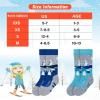 imageHylaea Merino Wool Ski Socks Kids Kneehigh Warm Thermal Snowboard Skating Socks for Boys Girls ToddlerGrey Blue 2 Pairs