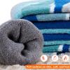 imageHylaea Merino Wool Ski Socks Kids Kneehigh Warm Thermal Snowboard Skating Socks for Boys Girls ToddlerGrey Blue 2 Pairs