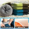 imageHylaea Merino Wool Ski Socks Kids Kneehigh Warm Thermal Snowboard Skating Socks for Boys Girls ToddlerRed Green 2 Pairs