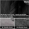 imageHylaea No Show Running Athletic AntiBlister Wicking Coolmax Socks Seamless Antiodor3 Pairs Black