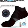 imageHylaea No Show Running Athletic AntiBlister Wicking Coolmax Socks Seamless Antiodor3 Pairs BrownBlueRed