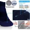 imageHylaea No Show Running Athletic AntiBlister Wicking Coolmax Socks Seamless Antiodor3 Pairs BrownBlueRed