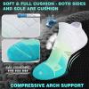 imageHylaea No Show Running Athletic AntiBlister Wicking Coolmax Socks Seamless Antiodor3 Pairs Gradient