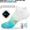 imageHylaea No Show Running Athletic AntiBlister Wicking Coolmax Socks Seamless Antiodor3 Pairs Gradient