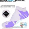 imageHylaea No Show Running Athletic AntiBlister Wicking Coolmax Socks Seamless Antiodor3 Pairs Multicolor