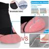 imageHylaea No Show Running Athletic AntiBlister Wicking Coolmax Socks Seamless Antiodor3 Pairs Pink