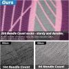 imageHylaea No Show Running Athletic AntiBlister Wicking Coolmax Socks Seamless Antiodor3 Pairs Pink Purple Red