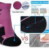 imageHylaea No Show Running Athletic AntiBlister Wicking Coolmax Socks Seamless Antiodor3 Pairs Wine Red Yellow