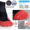 imageHylaea No Show Running Athletic AntiBlister Wicking Coolmax Socks Seamless AntiodorWatermelonTartrazineAqua Green 3 Pairs