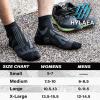 imageHylaea Quarter Athletic Running Socks No Blister Cushion Moisture Wicking Socks for Cycling Sport3 Pairs All Black