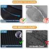 imageHylaea Quarter Athletic Running Socks No Blister Cushion Moisture Wicking Socks for Cycling Sport3 Pairs All Black