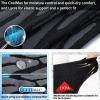 imageHylaea Quarter Athletic Running Socks No Blister Cushion Moisture Wicking Socks for Cycling Sport3 Pairs Black