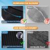 imageHylaea Quarter Athletic Running Socks No Blister Cushion Moisture Wicking Socks for Cycling Sport3 Pairs Dark Grey