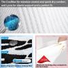 imageHylaea Quarter Athletic Running Socks No Blister Cushion Moisture Wicking Socks for Cycling Sport3 Pairs White Black