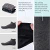 imageHylaea Unisex Non Slip Socks with Grip for Yoga Hospital Pilates Barre  Ankle Cushioned2 Pairs Black Gray Bicolor Grips