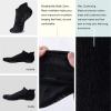 imageHylaea Unisex Non Slip Socks with Grip for Yoga Hospital Pilates Barre  Ankle Cushioned3 Pairs Black