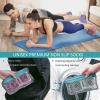 imageHylaea Unisex Non Slip Socks with Grip for Yoga Hospital Pilates Barre  Ankle Cushioned3 Pairs Pink Purple Blue