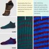 imageHylaea Unisex Non Slip Socks with Grip for Yoga Hospital Pilates Barre  Ankle Cushioned3 Pairs Stripe