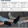 imageHylaea Unisex Non Slip Socks with Grip for Yoga Hospital Pilates Barre  Ankle Cushioned4 Pairs Black Grey