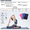 imageHylaea Yoga Socks for Women with Grip ampamp Non Slip Toeless Half Toe Socks for Ballet Pilates Barre DanceBlackCyanPink