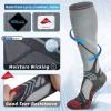 imageKnee High Compression Socks 2030 mmHg for Nurse Pregnancy Medical Running Sports Travel with Cushion Pad Circulation Graduated Seamless Moisture Wicking  LargeXLarge