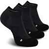 imageHylaea Athletic Running Socks Cushion Padded Moisture Wicking Low Cut3 Pairs Black