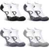 Black Grey White 4 Pairs