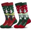 Green Purple Pink Red (2 Pairs)