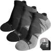 3 Pairs Black/Dark Grey/Grey