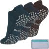 1. Dark Green Dark Grey Coffee (3 Pairs)