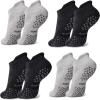 4 Pairs Black Grey