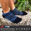 imageHylaea FiveToe Socks Coolmax Ankle Athletic Running Socks Moisture Wicking ampamp Max CushioningGrey Blue Red 3 Pairs