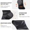 imageHylaea FiveToe Socks Coolmax Ankle Athletic Running Socks Moisture Wicking ampamp Max CushioningGrey Blue Red 3 Pairs