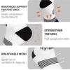 imageHylaea FiveToe Socks Coolmax Ankle Athletic Running Socks Moisture Wicking ampamp Max CushioningWhite 3 Pairs