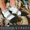 imageHylaea FiveToe Socks Coolmax Ankle Athletic Running Socks Moisture Wicking ampamp Max CushioningWhite 3 Pairs