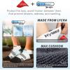 imageHylaea FiveToe Socks Coolmax Ankle Athletic Running Socks Moisture Wicking ampamp Max CushioningWhite 3 Pairs